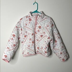 Mark Edwards Floral Puffer Jacket - PINK